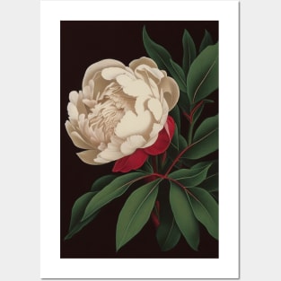 Vintage Peony Posters and Art